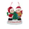 "Our First Christmas As Mr. & Mrs." Ornament For Personalization -Fancy Decor House Shop a2143