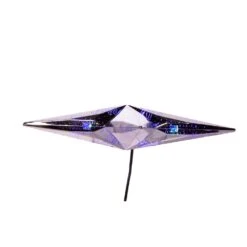 8.75" 18-Light "Merry Christmas" LED Silver Star Treetop -Fancy Decor House Shop ad2401 05