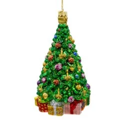 Bellissimo Glass Christmas Tree Ornament -Fancy Decor House Shop bell0032 03