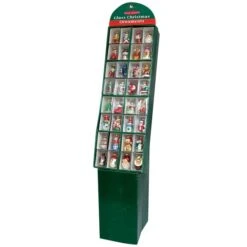 Miniature Christmas Glass Ornaments, 32 Assorted