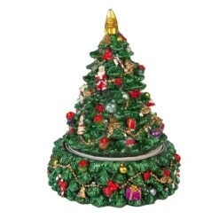 Christmas Tree Revolving Music Box -Fancy Decor House Shop c5560 02
