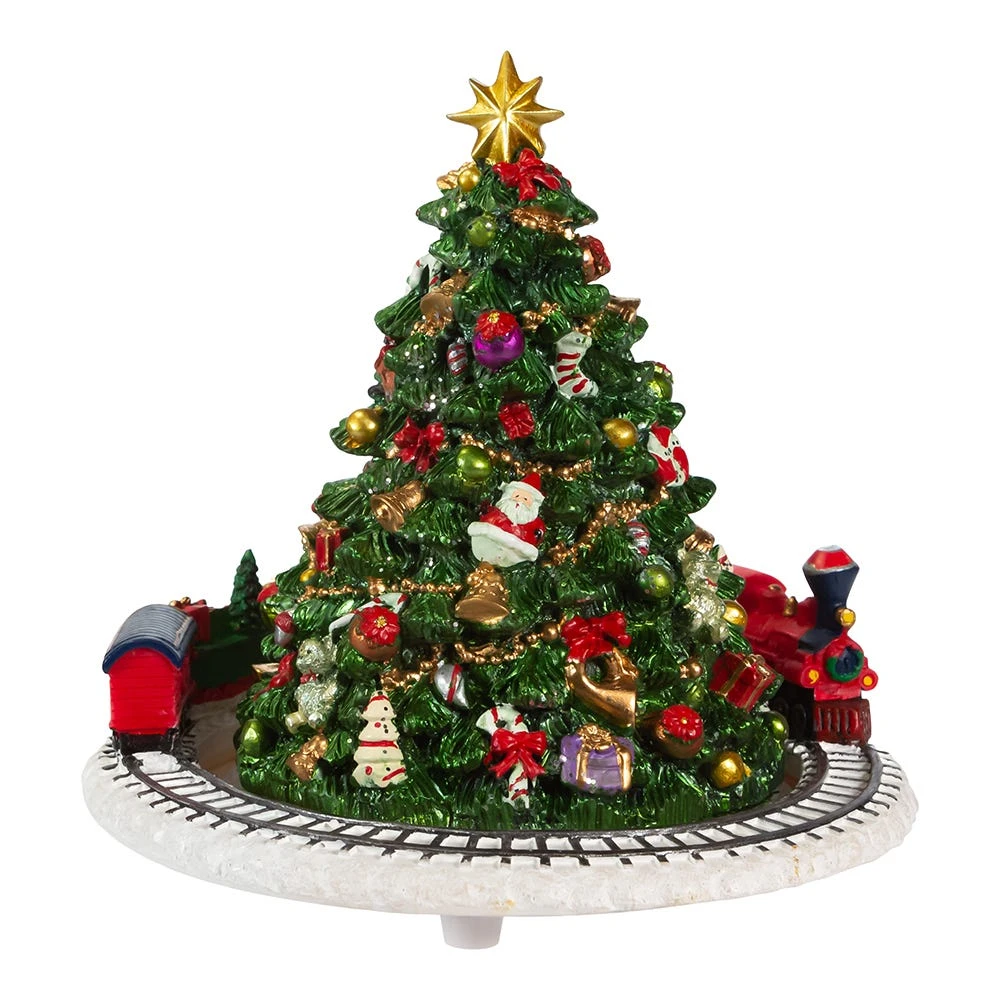 Christmas Tree With Revolving Train Music Box 5 Christmas Tree With Revolving Train Music Box - Image 3