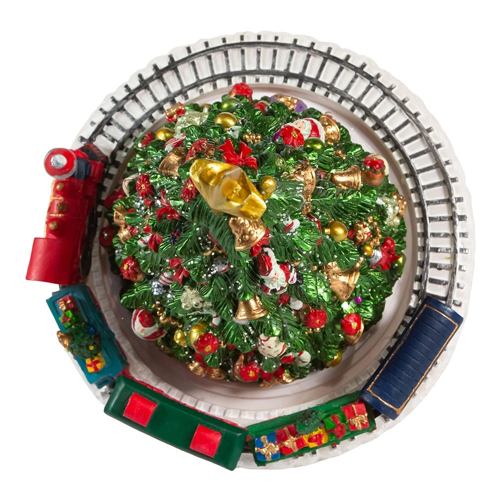 Christmas Tree With Revolving Train Music Box 7 Christmas Tree With Revolving Train Music Box - Image 5