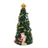 Christmas Tree With Revolving Santa Music Box