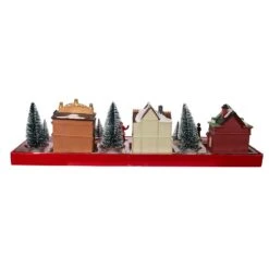 Battery-Operated LED Light-Up Christmas Village Set, 17-Pieces 13 Battery-Operated LED Light-Up Christmas Village Set, 17-Pieces -Fancy Decor House Shop c5634 04