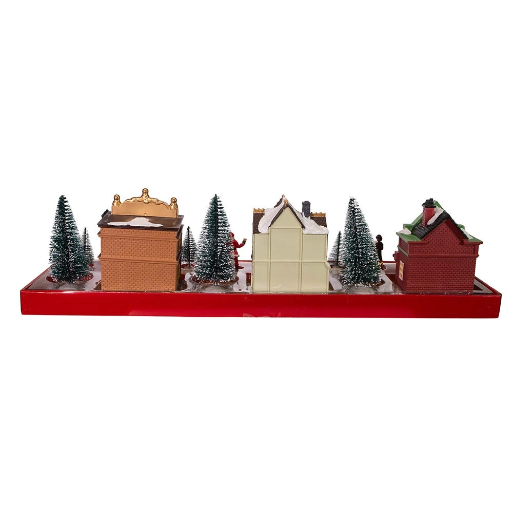 Battery-Operated LED Light-Up Christmas Village Set, 17-Pieces 6 Battery-Operated LED Light-Up Christmas Village Set, 17-Pieces - Image 4