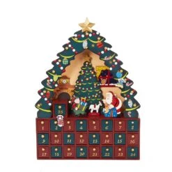Christmas Tree 24-Piece Advent Calendar -Fancy Decor House Shop c6294
