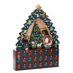 Christmas Tree 24-Piece Advent Calendar -Fancy Decor House Shop c6294 01