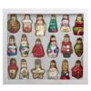 Miniature Christmas Themed Glass Ornaments, 18-Piece Box -Fancy Decor House Shop c7762