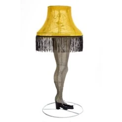 28" A Christmas Story™ Leg Lamp Lighted Tinsel Lawn Décor -Fancy Decor House Shop cs9142 01