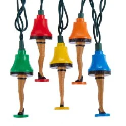 11.5' UL 10-Light A Christmas Story™ Multicolored Leg Lamp Light Set -Fancy Decor House Shop cs9191