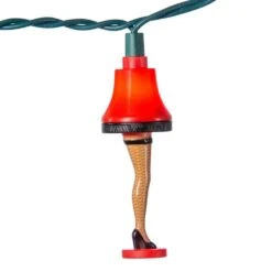 11.5' UL 10-Light A Christmas Story™ Multicolored Leg Lamp Light Set -Fancy Decor House Shop cs9191 03