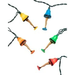 11.5' UL 10-Light A Christmas Story™ Multicolored Leg Lamp Light Set