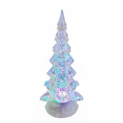 Battery-Operated Plastic LED Lighted Christmas Tree Table Piece