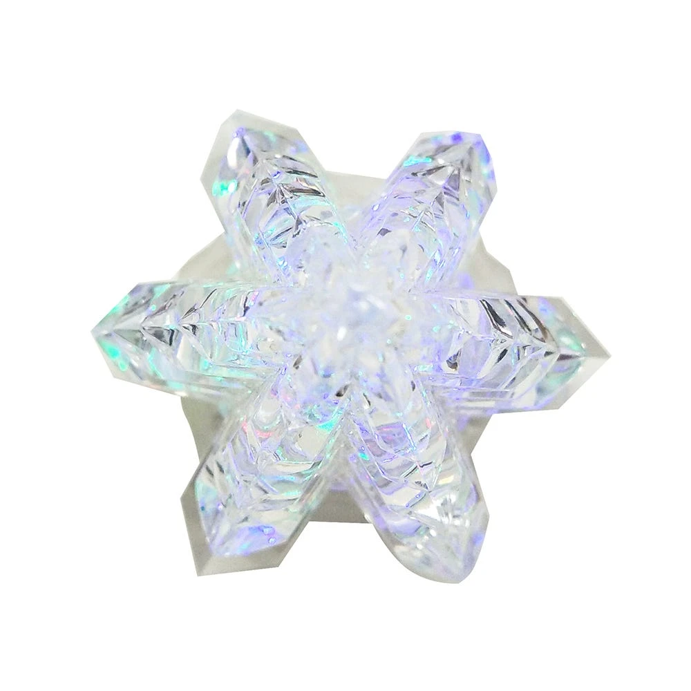 Battery-Operated Plastic LED Lighted Christmas Tree Table Piece 5 Battery-Operated Plastic LED Lighted Christmas Tree Table Piece - Image 3