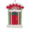 Gingerbread Christmas Door Ornament For Personalization -Fancy Decor House Shop d3883 base