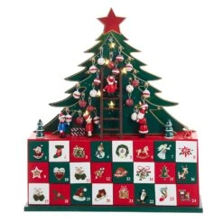 Battery-Operated LED Christmas Tree Advent Calendar -Fancy Decor House Shop d4035