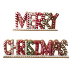 Gingerbread "Christmas" Table Piece