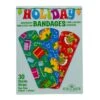 Christmas Bandages, 30-Piece PDQ, 3 Assorted Designs