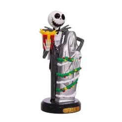 10" Disney© The Nightmare Before Christmas Jack Skellington Nutcracker -Fancy Decor House Shop dn6203l 01