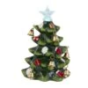Battery Operated Small Porcelain Light-Up Christmas Tree