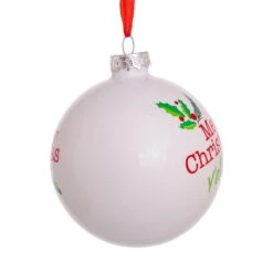 80MM Glass "Merry Christmas Y'All" Ball Ornament -Fancy Decor House Shop gg0989 02