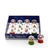 45MM Mini Christmas Water Globes, 12-Piece Set -Fancy Decor House Shop h1241
