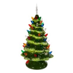 Ceramic LED Christmas Tree Table Piece -Fancy Decor House Shop h3046 03