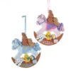 Baby's 1st Christmas Rocking Horse Ornaments For Personalization, 2 Assorted -Fancy Decor House Shop h5635