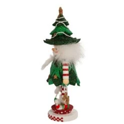 12.5" Hollywood Nutcrackers™ Jolly Tree Christmas Hat Nutcracker -Fancy Decor House Shop ha0566 04