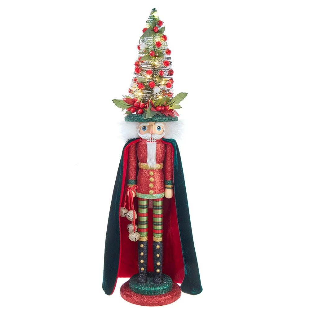 24" Hollywood Nutcrackers™ LED Christmas Tree Hat Nutcracker 3 24" Hollywood Nutcrackers™ LED Christmas Tree Hat Nutcracker - Image 2