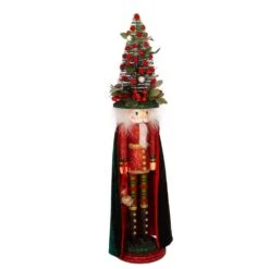 24" Hollywood Nutcrackers™ LED Christmas Tree Hat Nutcracker