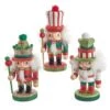 7" Hollywood Nutcrackers™ Red, White & Green Christmas Nutcrackers, 3 Assorted -Fancy Decor House Shop ha0674