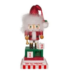 12" Hollywood Nutcrackers™ Countdown To Christmas Santa Nutcracker -Fancy Decor House Shop ha0689 06