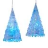 Battery Operated RGB LED Light Up Christmas Tree Ornaments, 2 Assorted -Fancy Decor House Shop j5085