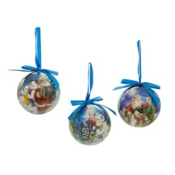 75MM Christmas Decoupage Ornaments, 14-Piece Set -Fancy Decor House Shop j5086 02