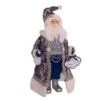Blue Santa Holding Oversized "Merry Christmas" Sign Table Piece -Fancy Decor House Shop j6098 01