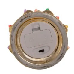 Battery-Operated LED Gold Christmas Tree Ornament 15 Battery-Operated LED Gold Christmas Tree Ornament -Fancy Decor House Shop jel0807go 06