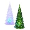 Battery-Operated RGB LED Green And White Christmas Trees, 2 Assorted -Fancy Decor House Shop jel0932