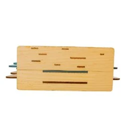 Battery-Operated Light-Up LED Wooden Christmas Tree With Village Scene -Fancy Decor House Shop jel0962 06