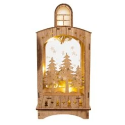 Battery Operated Light-Up Christmas Village Lantern -Fancy Decor House Shop jel0982 02