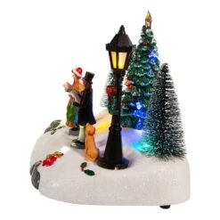 Battery Operated Light-Up Musical Christmas Caroling Scene -Fancy Decor House Shop jel1311 03