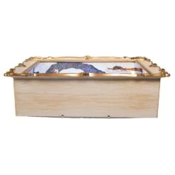 7.48" Battery Operated Light-Up Christmas Village Scene Frame -Fancy Decor House Shop jel1314 04