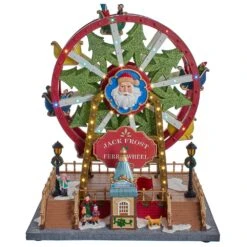 13" Lighted Musical Christmas Ferris Wheel