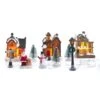 Battery Operated LED Lighted Christmas Village, 11 Pieces