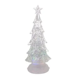 10" Battery-Operated LED Light Up Christmas Tree With Water -Fancy Decor House Shop jel1406 14