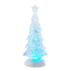 10" Battery-Operated LED Light Up Christmas Tree With Water