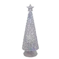 13" Battery-Operated RGB LED Light Up Christmas Tree With Water -Fancy Decor House Shop jel1407 14
