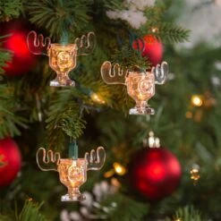 11.5' UL 10-Light National Lampoon Christmas Vacation™ Wally World Moose Mug Light Set -Fancy Decor House Shop nl9141 11