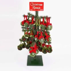 Christmas Kisses Mistletoe Ball With Display Tree, 54-Piece Set